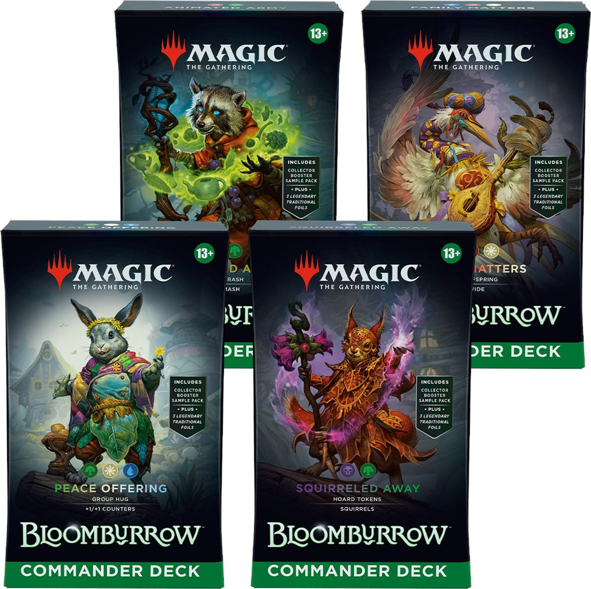 GW Bloomburrow Commander Deck Set