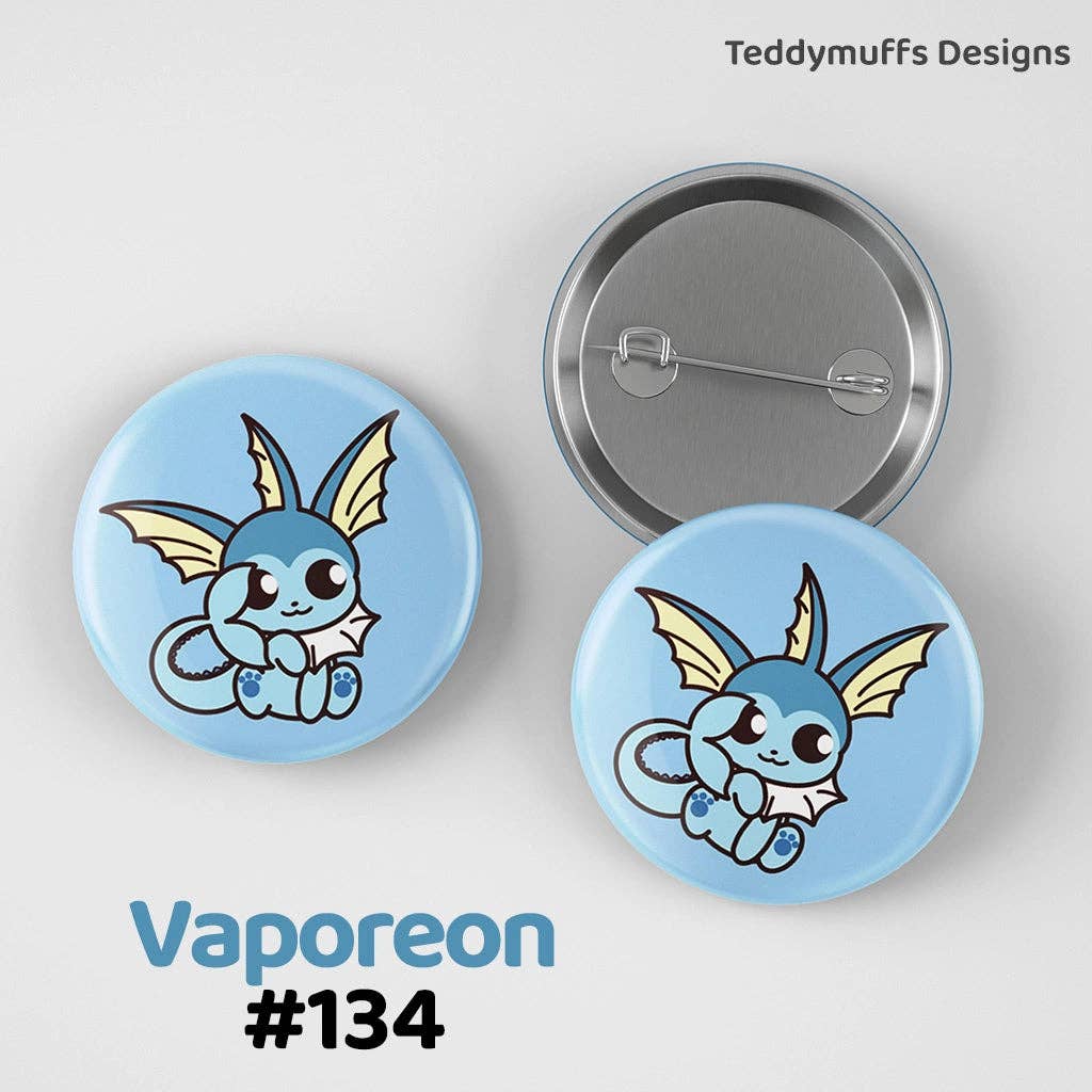 Eeveelutions Button Pins: Eeveelution Pack