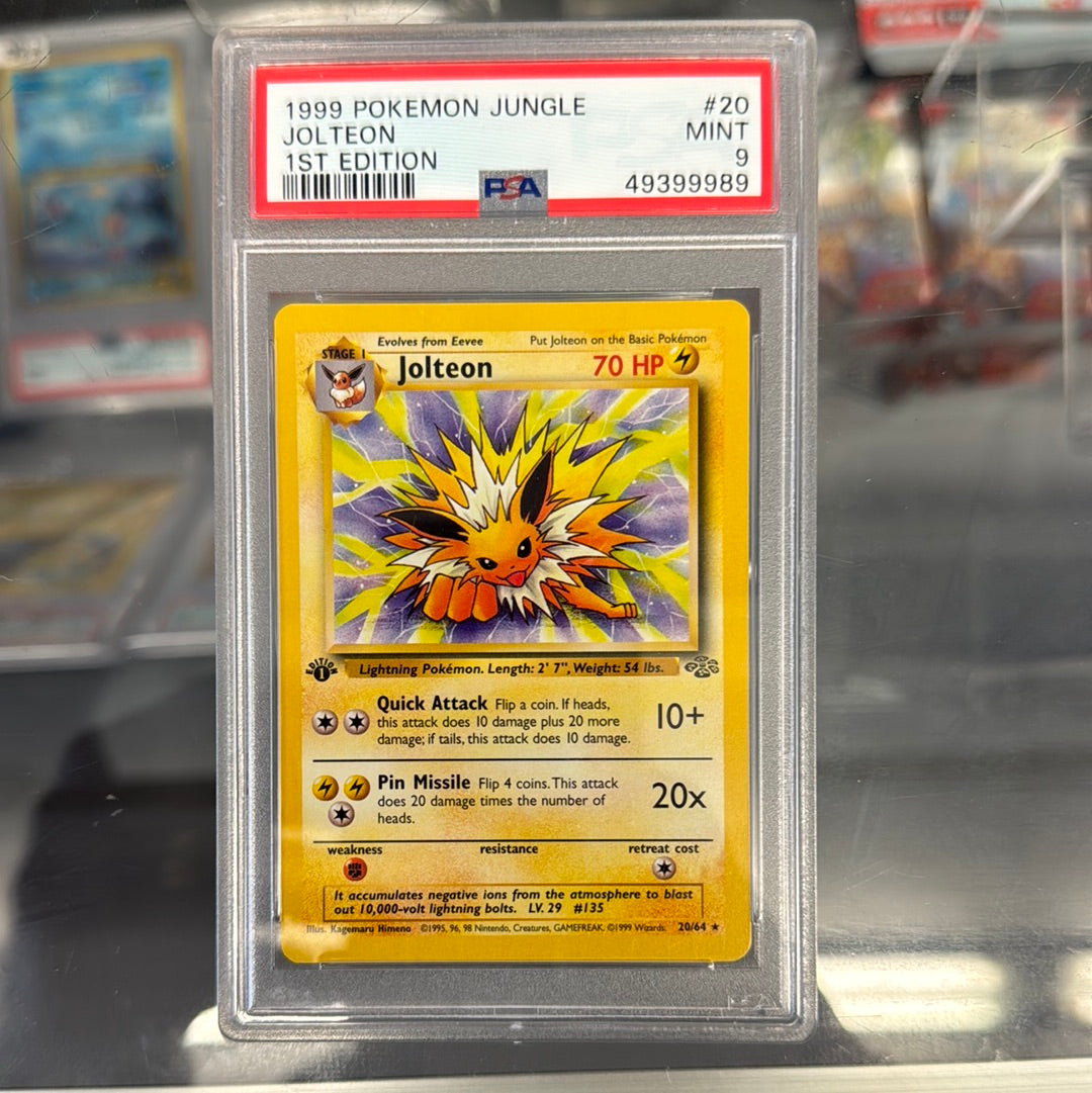 Jolteon 1st Edition - Non Holo - PSA 9