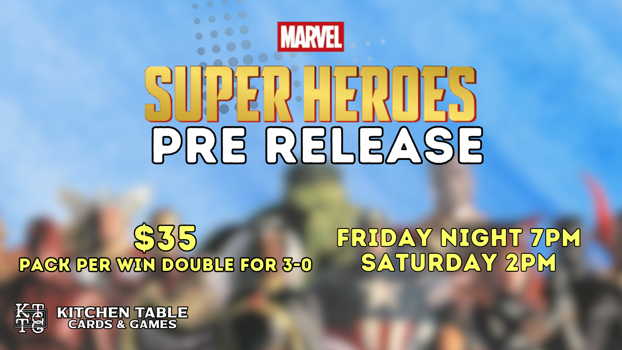 Marvel Super Heroes Pre Release
