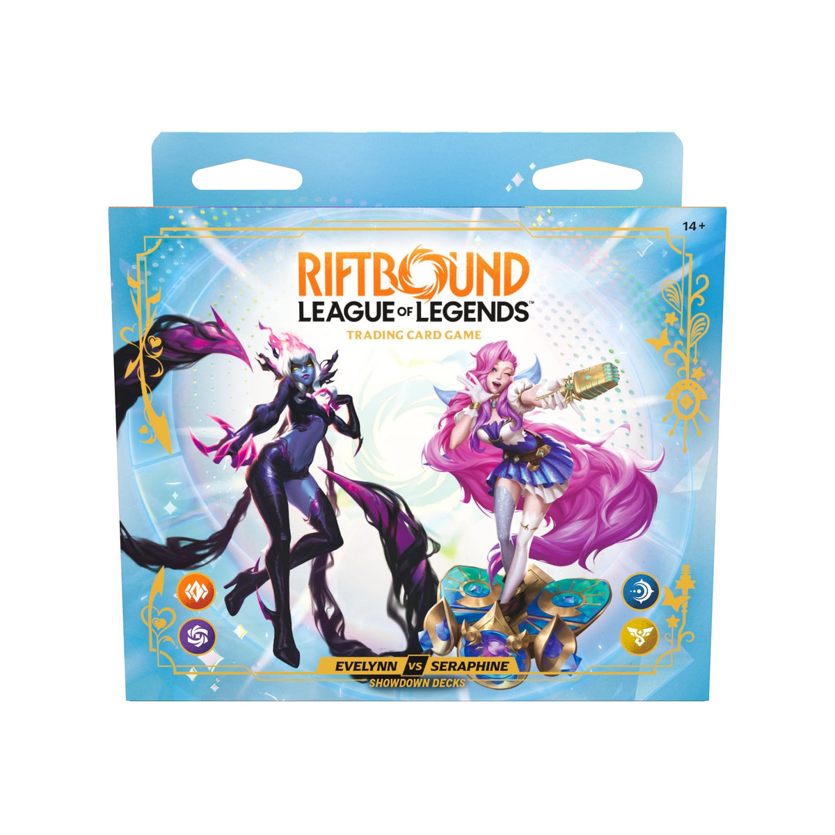 Riftbound League of Legends TCG Radiance Showdown Decks Evelynn vs Seraphine