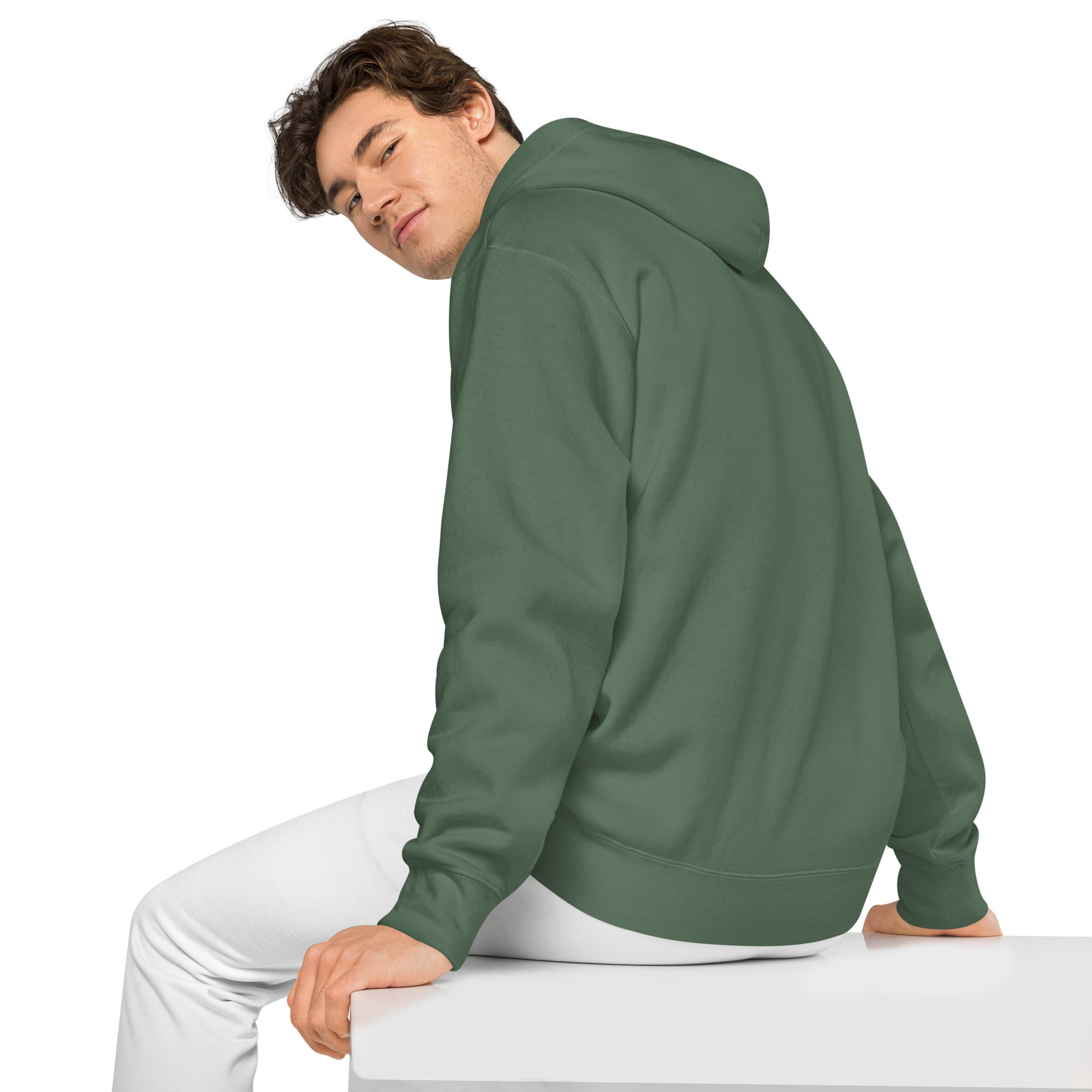 GG Logo - Embroidered Pigment-dyed hoodie