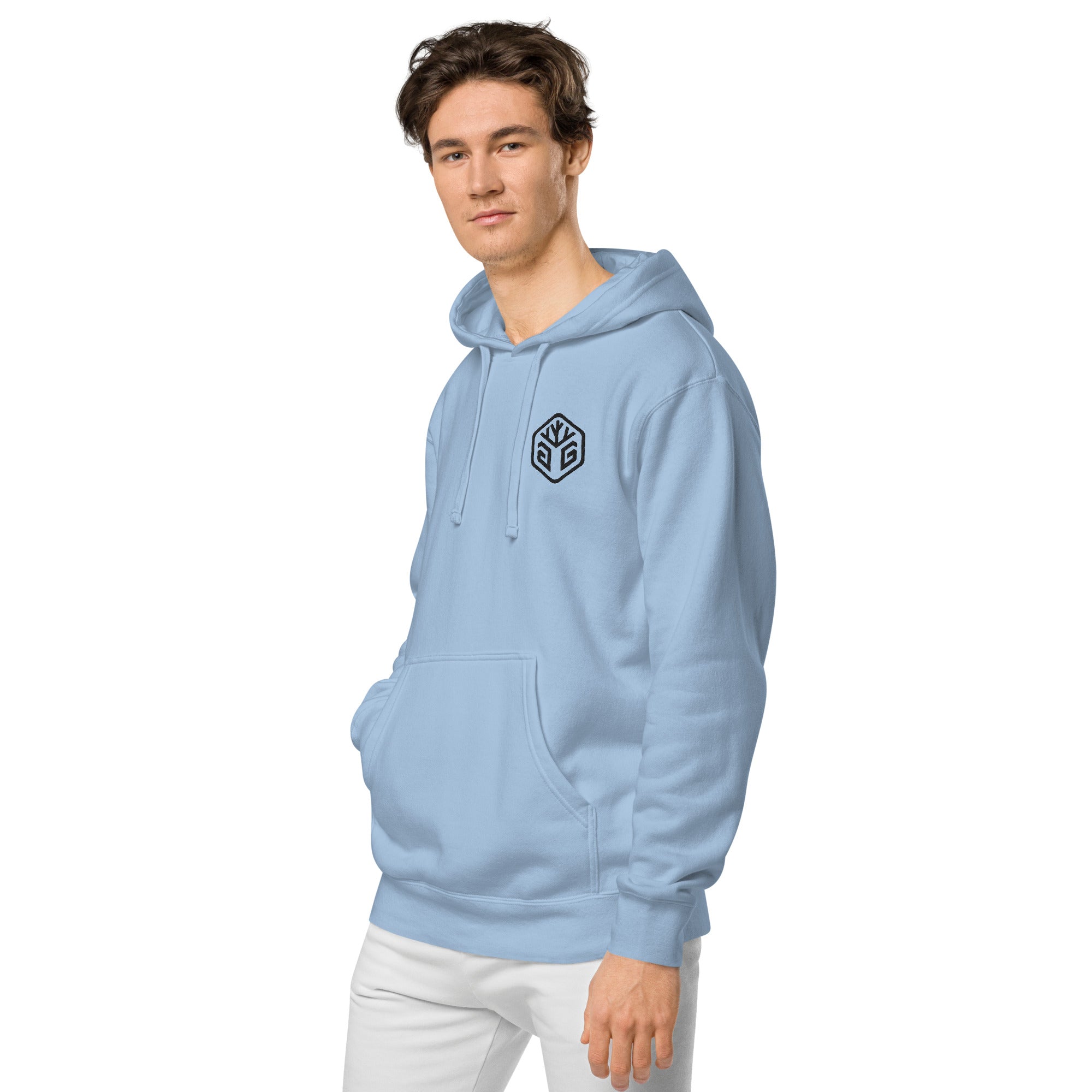 GG Logo - Embroidered Pigment-dyed hoodie