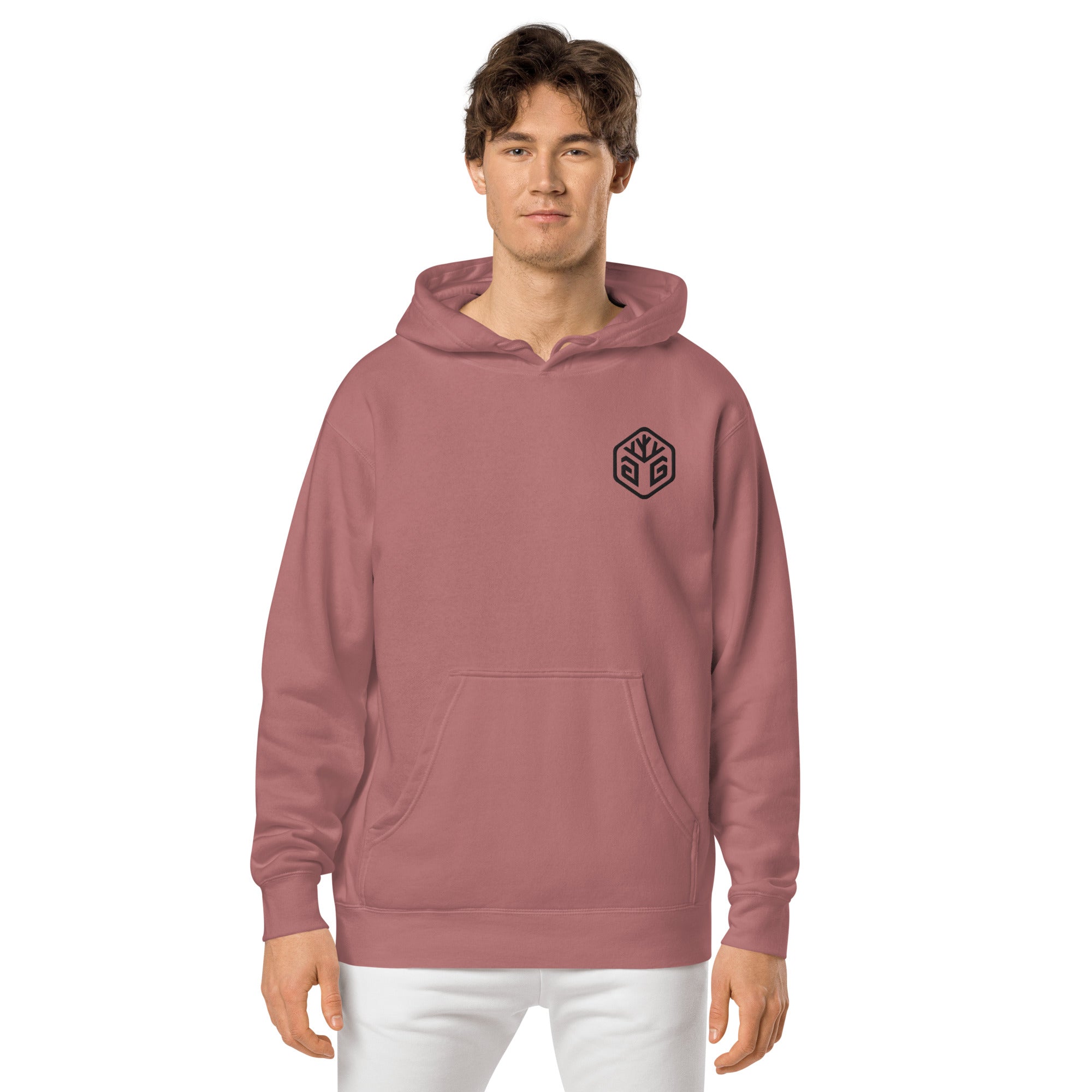 GG Logo - Embroidered Pigment-dyed hoodie