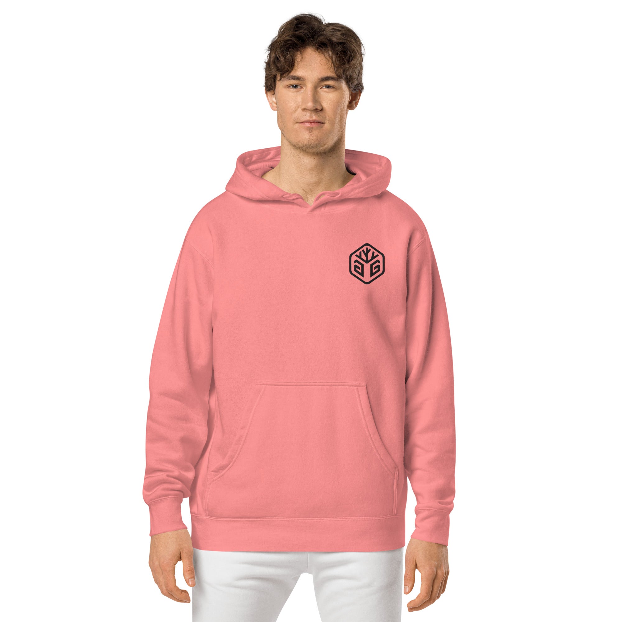 GG Logo - Embroidered Pigment-dyed hoodie