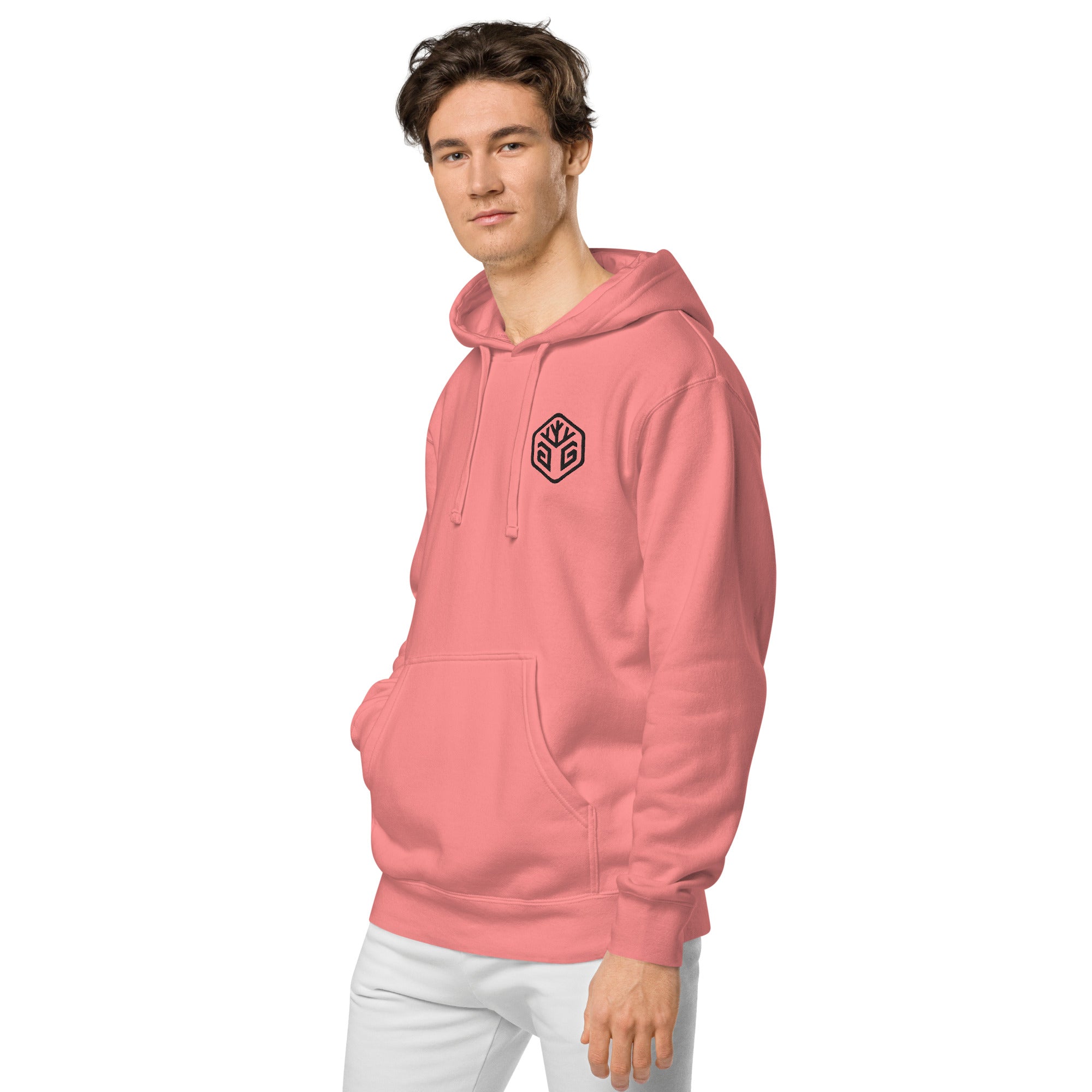 GG Logo - Embroidered Pigment-dyed hoodie