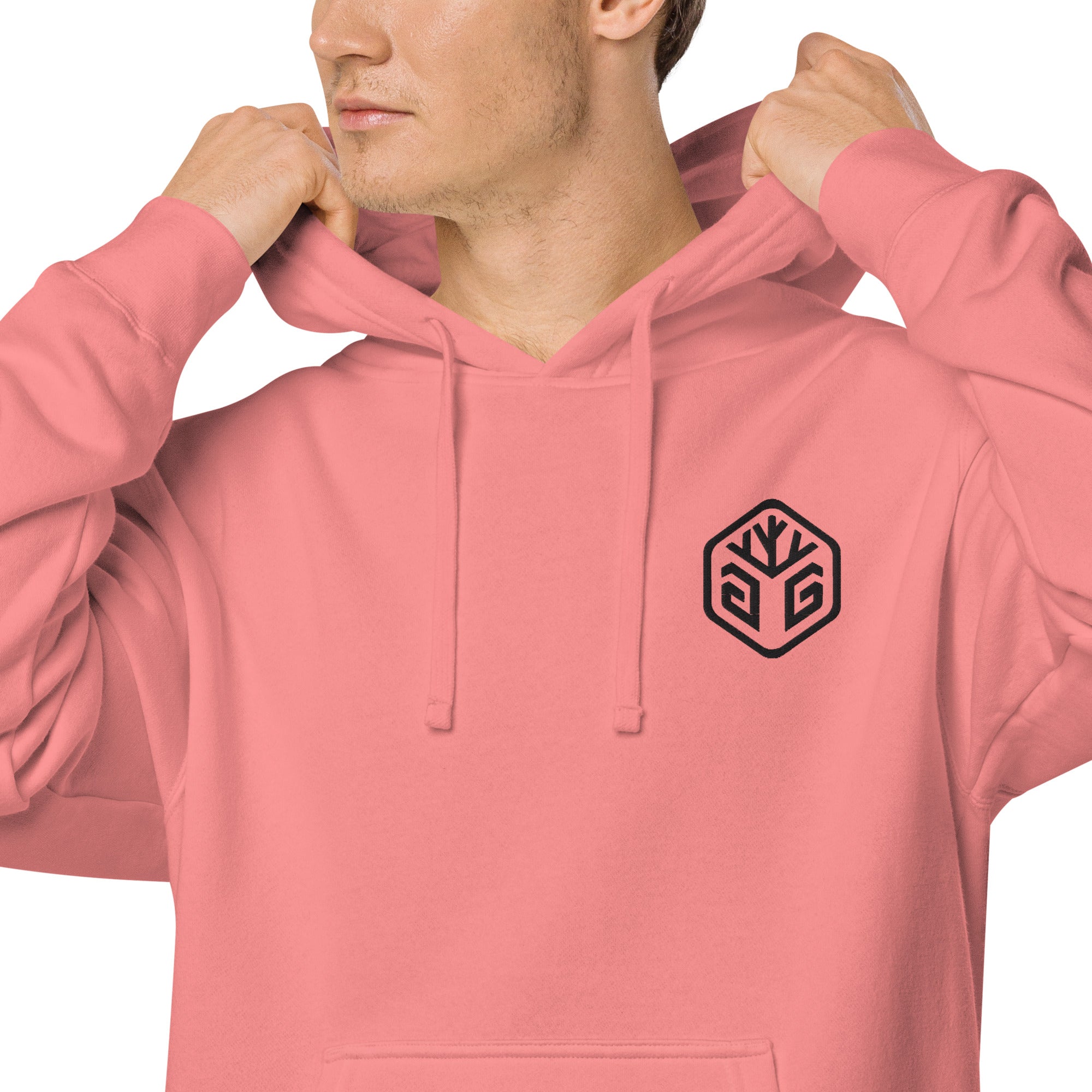 GG Logo - Embroidered Pigment-dyed hoodie