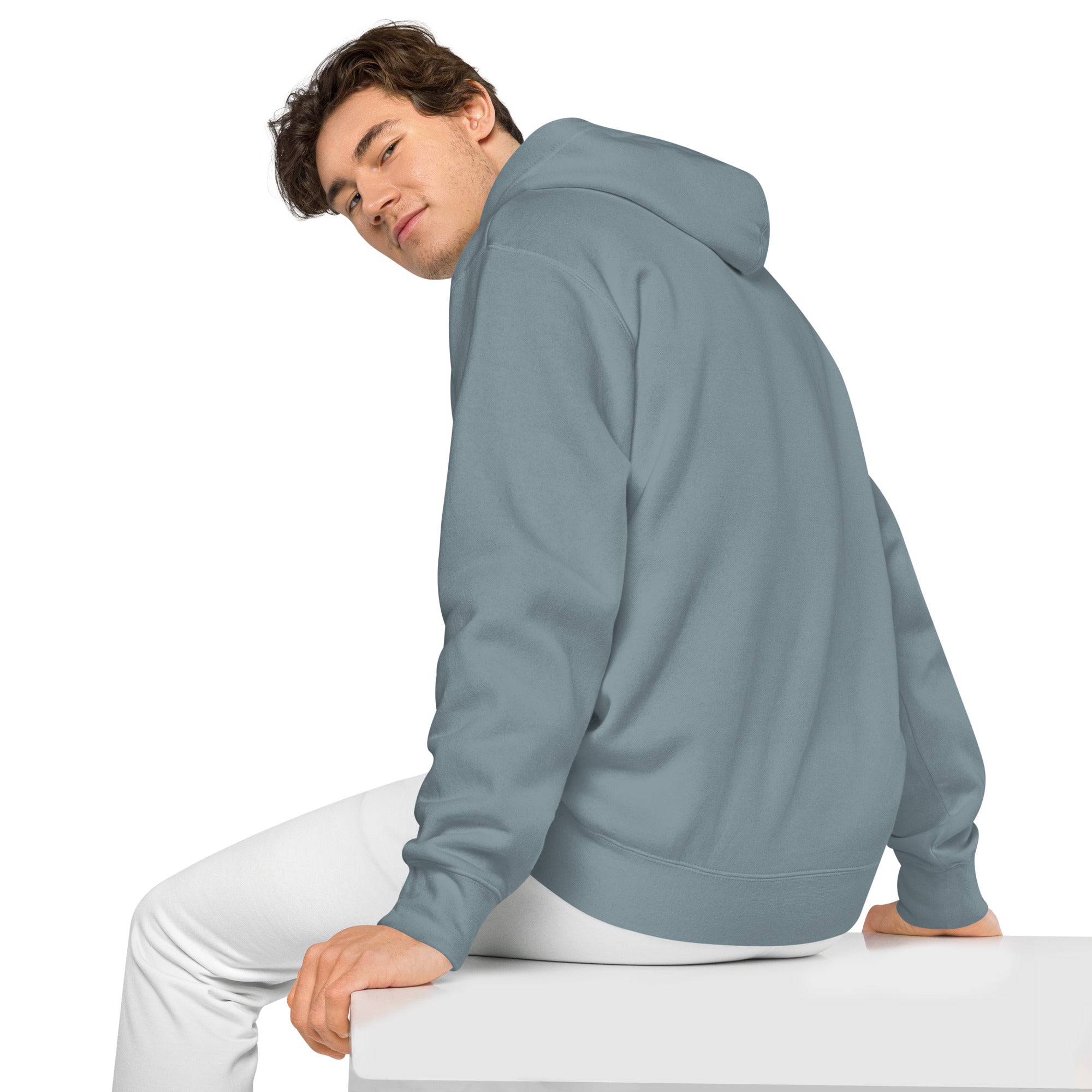 GG Logo - Embroidered Pigment-dyed hoodie