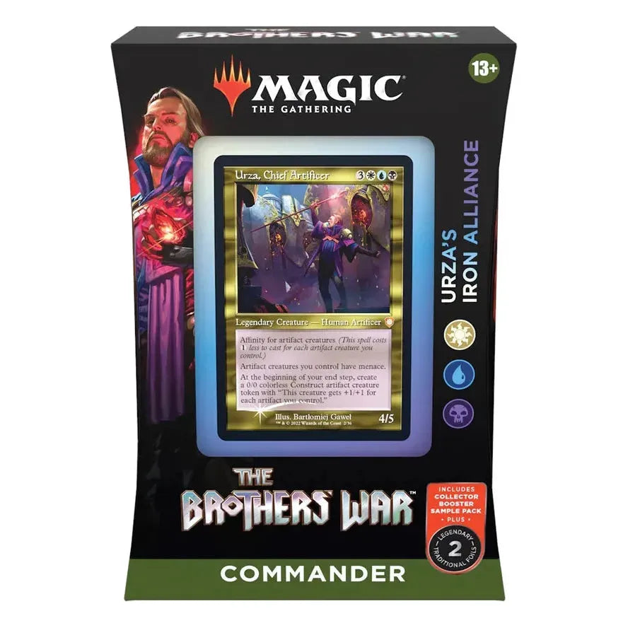 The Brothers War Commander Deck: Urza's Iron Alliance Kitchen Table TCG The Brothers War Commander Deck: Urza's Iron Alliance Kitchen Table TCG