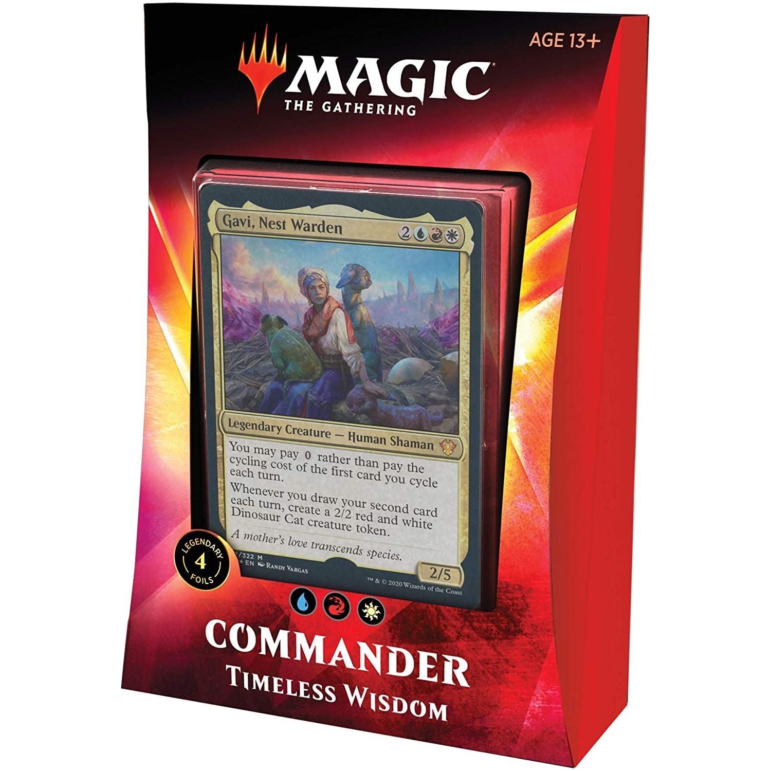 Timeless Wisdom | 100-Card Ready-to-Play Deck | Ikoria Commander Deck