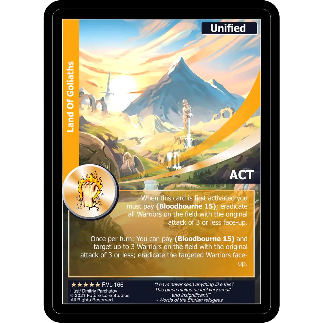 Ravaged Lands - Exalted Foils - First Edition