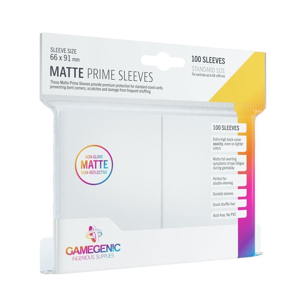 Gamegenic PRIME Matte Sleeves - 100 Pack