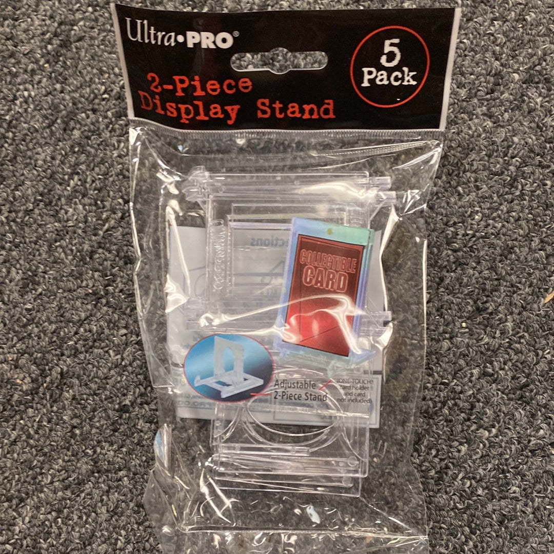 Ultra Pro 2 Piece Card Display Stand (5 pack)