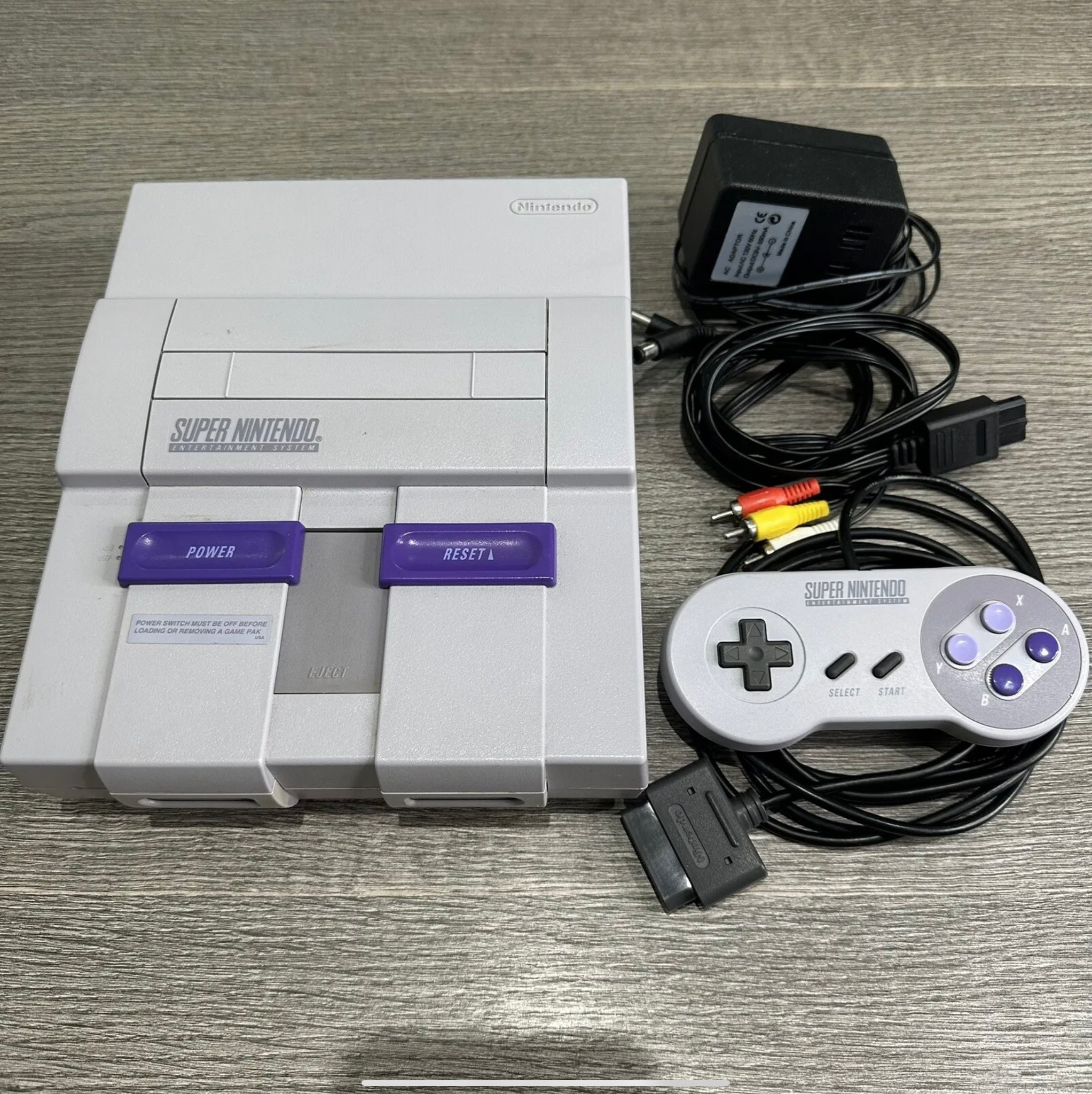 Super Nintendo System + Controller