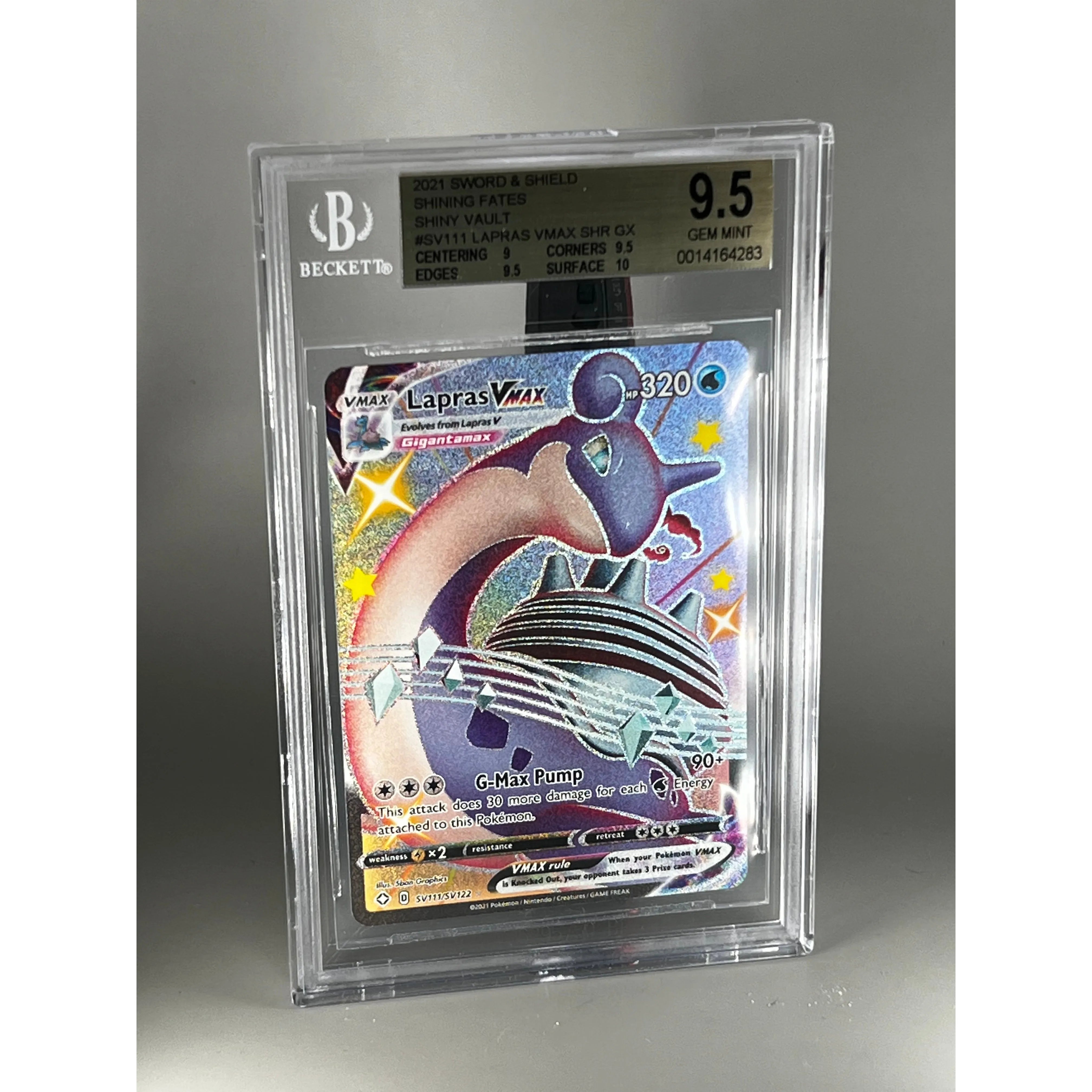 Lapras VMAX - BGS 9.5 - Shining Fates