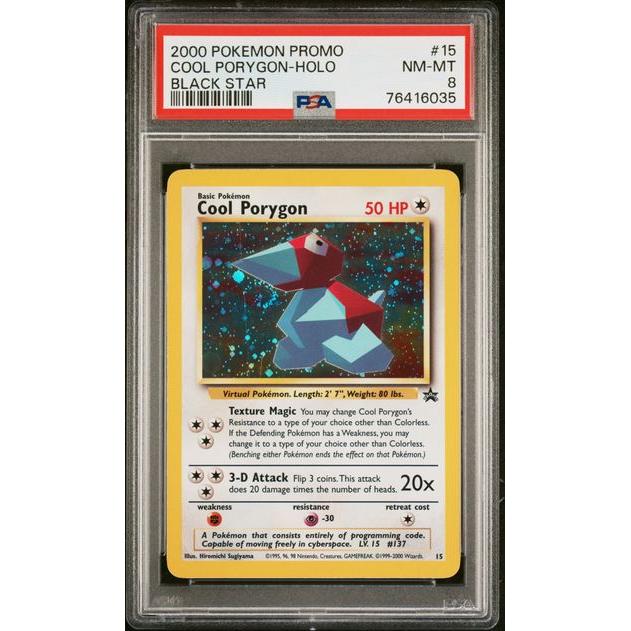 2000 Cool Porygon - PSA 8