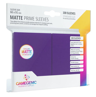 Gamegenic PRIME Matte Sleeves - 100 Pack