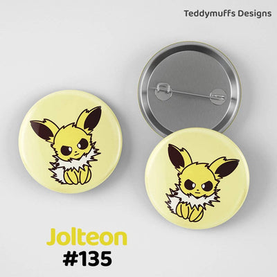 Eeveelutions Button Pins: Eeveelution Pack