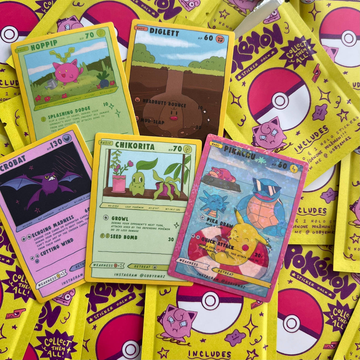 PKMN Sticker Packs VOLUME 4