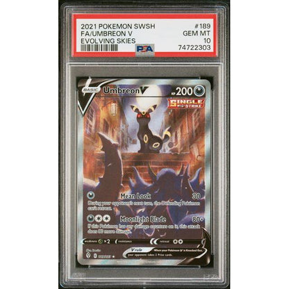 Umbreon V (Full Art) - PSA 10 - Evolving Skies