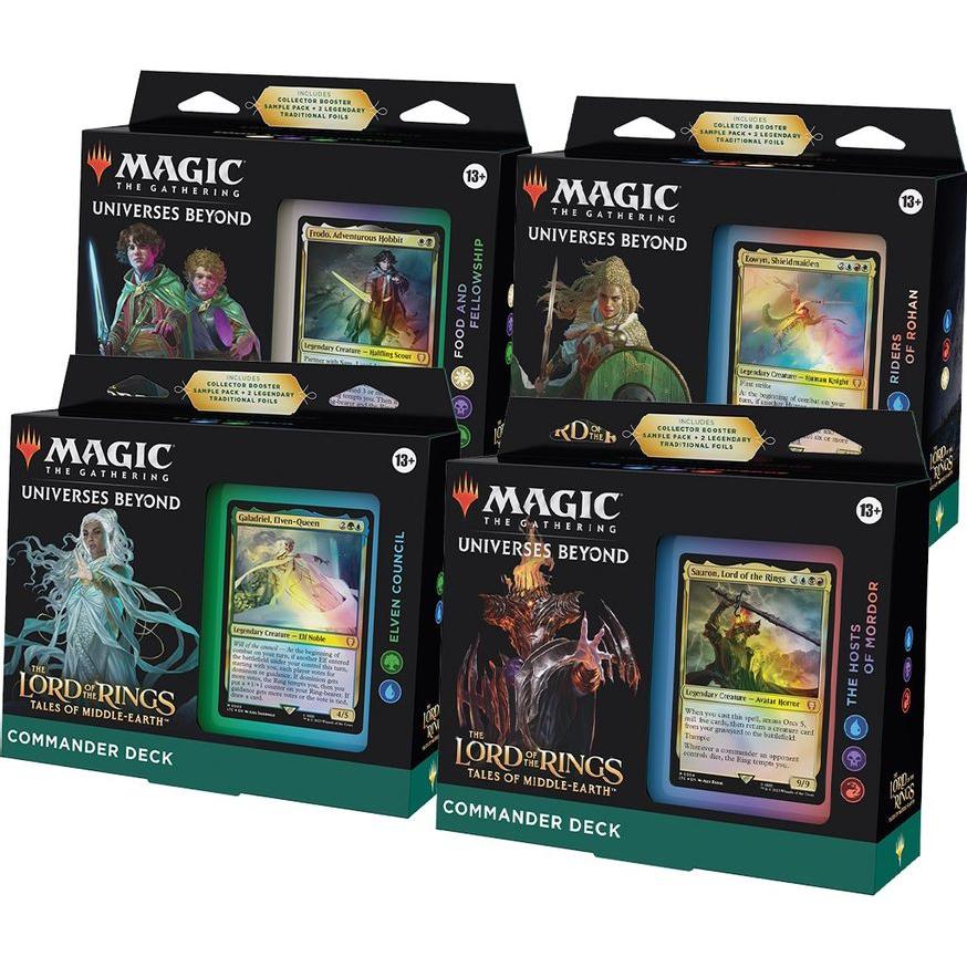 Sealed Case - Lord Of The Rings Commander Deck Set