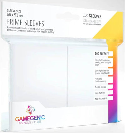Gamegenic PRIME Matte Sleeves - 100 Pack