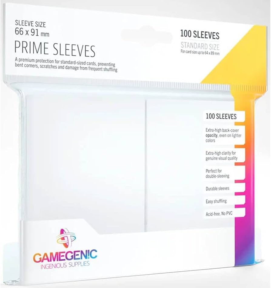 Gamegenic PRIME Matte Sleeves - 100 Pack