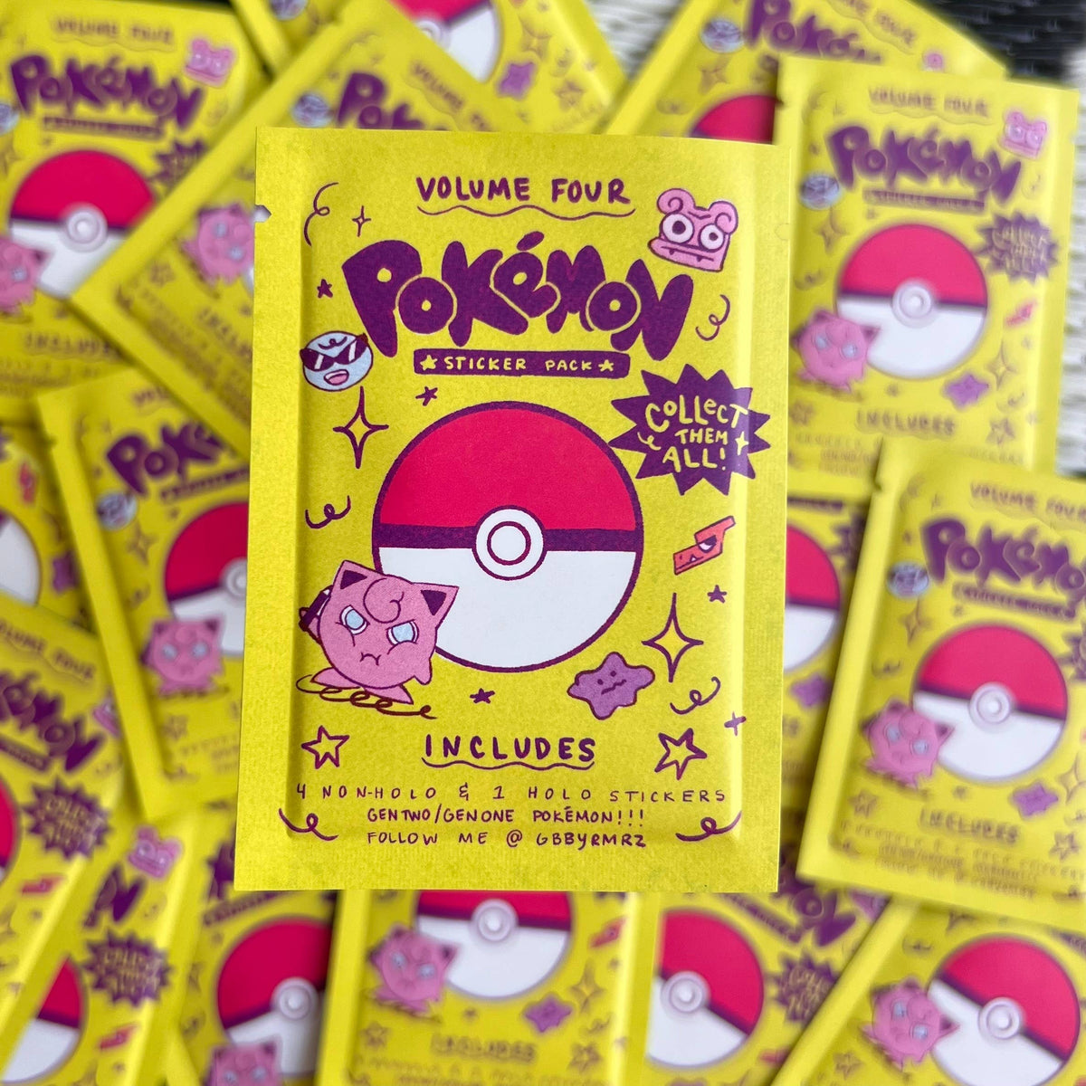 PKMN Sticker Packs VOLUME 4