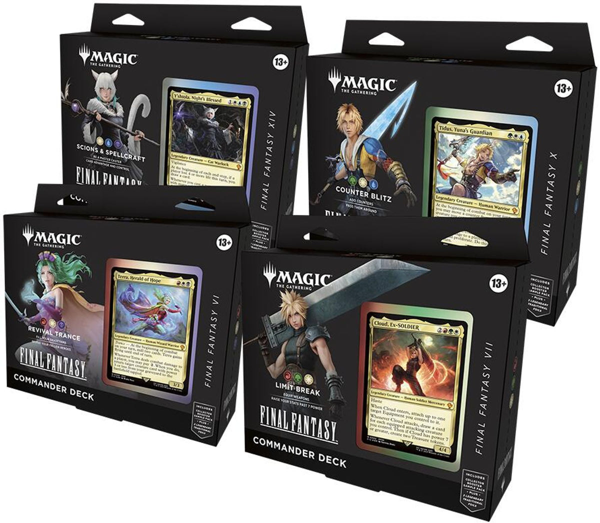 Final Fantasy Commander Deck Set (4ct)