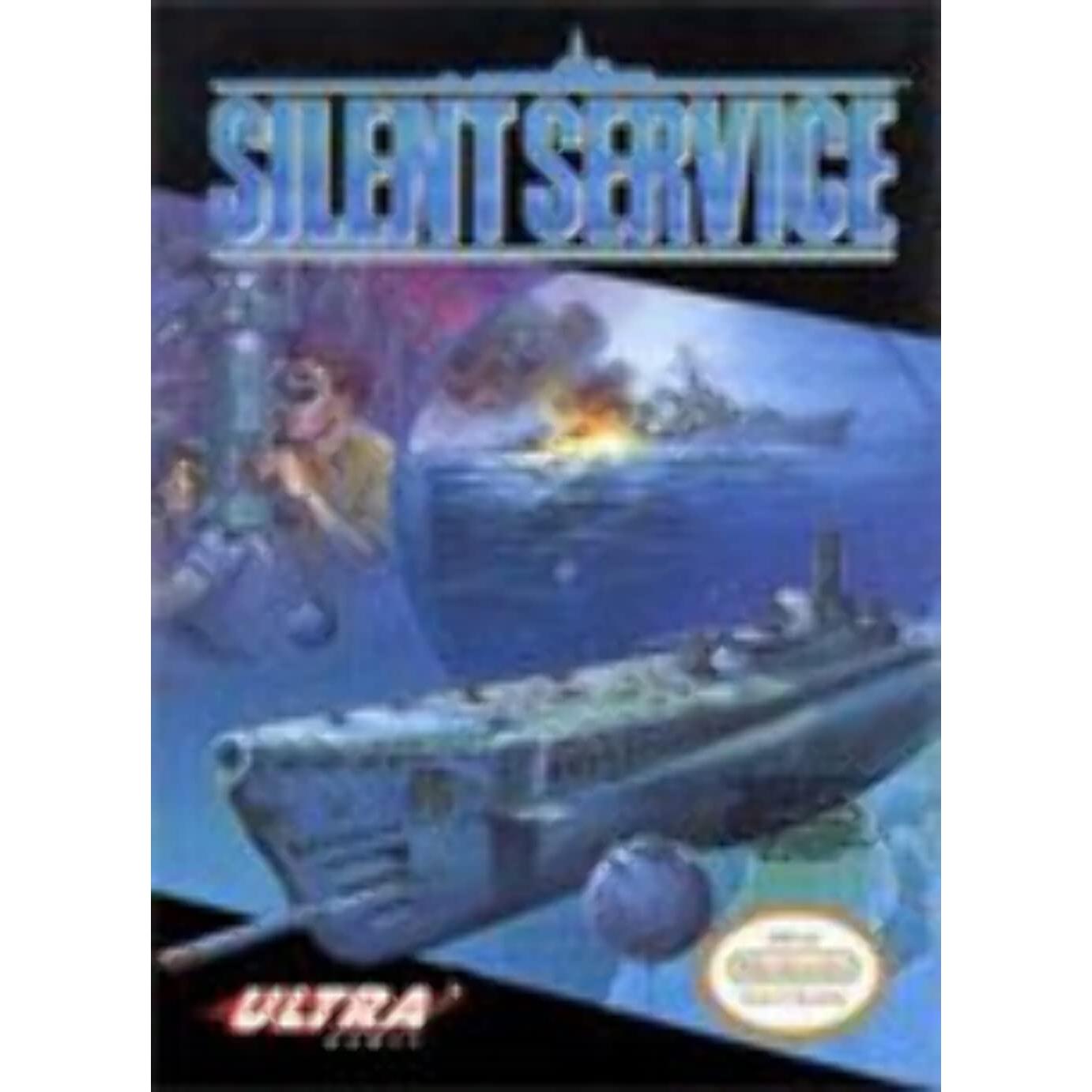 Silent Service (Nintendo Entertainment System Cartridge)