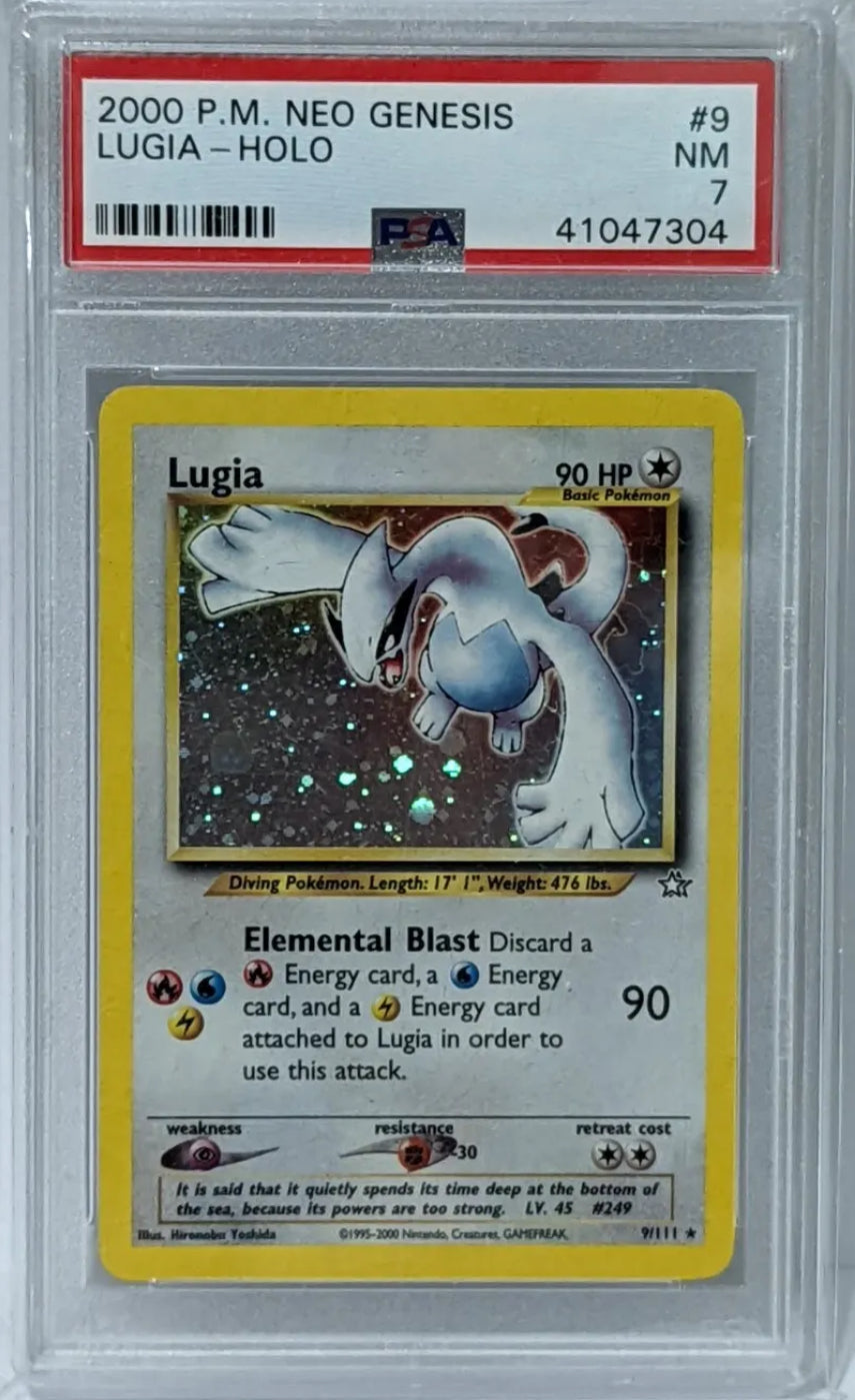 2000 Neo Genesis Lugia Holo- PSA 7