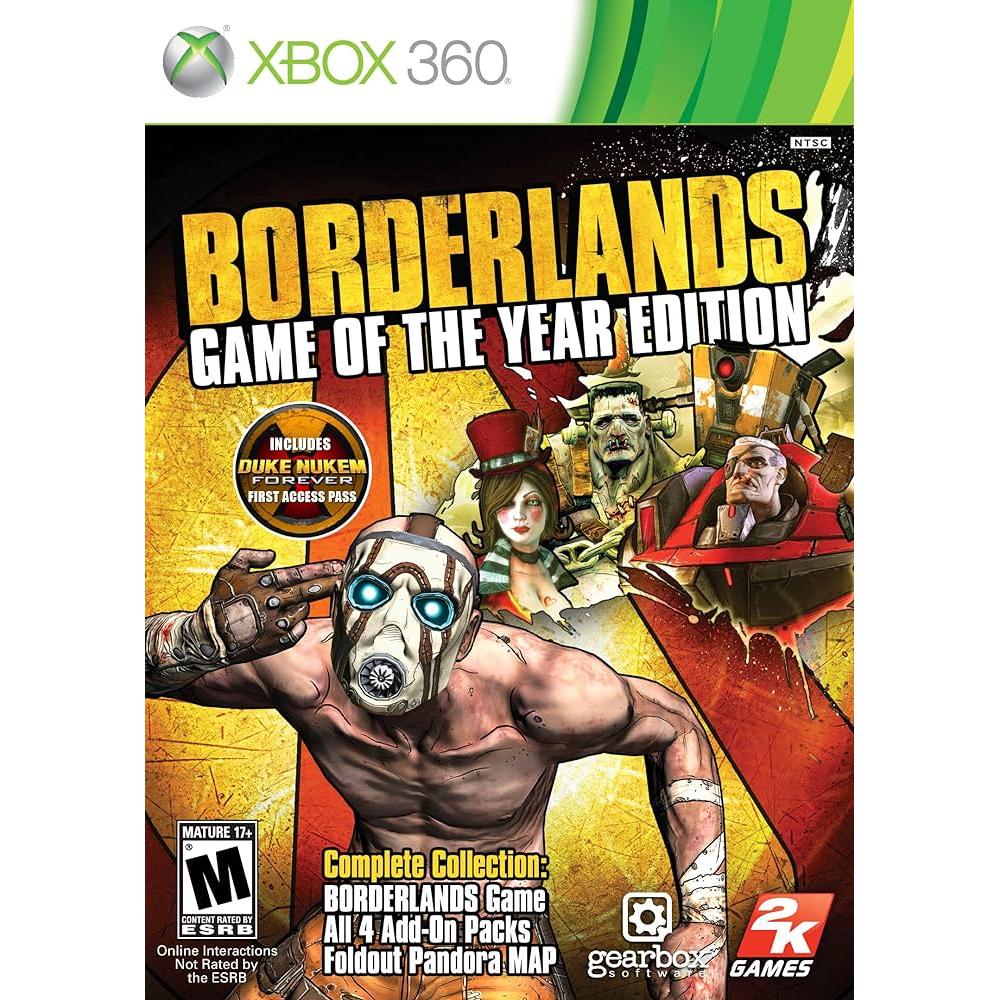 Borderlands Game of the Year Edition (Xbox 360 Disc)