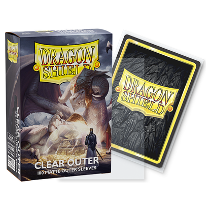 Dragon Shield Sleeves - 100ct Outer Sleeves - Matte Clear