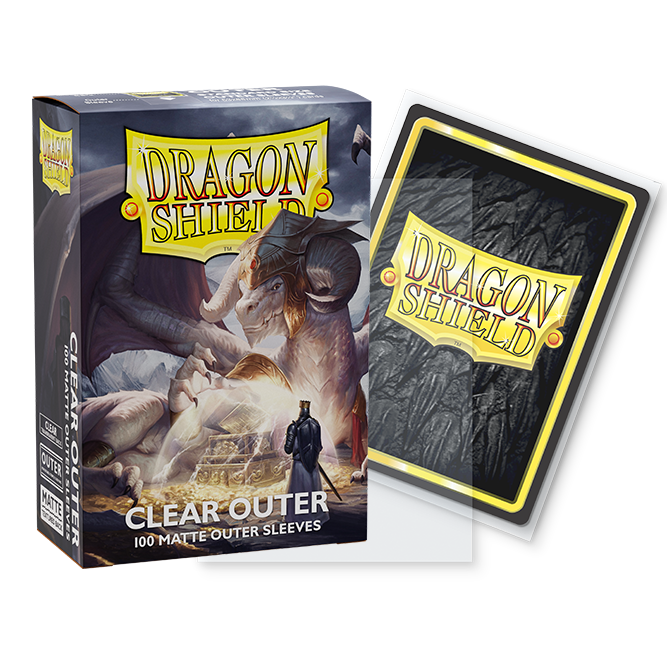 Dragon Shield Sleeves - 100ct Outer Sleeves - Matte Clear