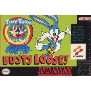 Tiny Toons Buster Busts Loose (Super Nintendo Cartridge)