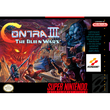 Contra III (Super Nintendo Cartridge)