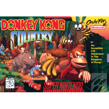 Donkey Kong Country (Super Nintendo Cartridge)