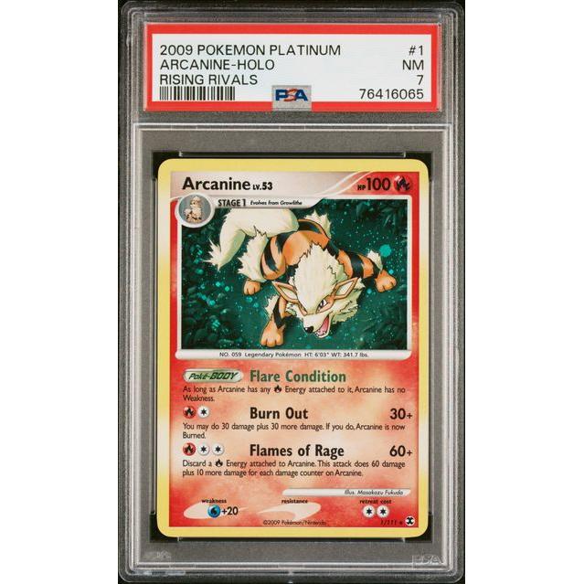 2009 Arcanine - PSA 7