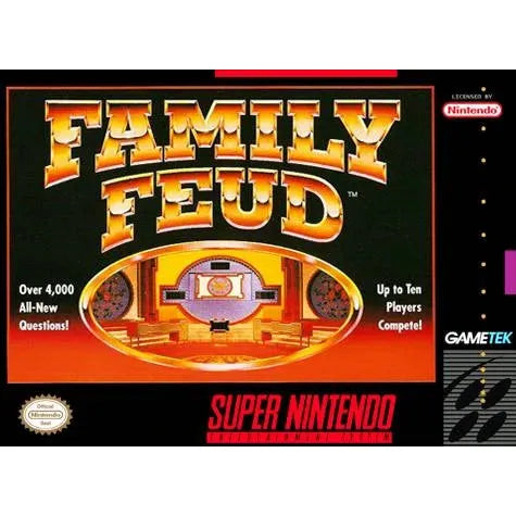 Family Feud (Super Nintendo Cartridge)