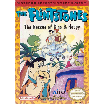 Flintstones The Rescue of Dino and Hoppy (Nintendo Entertainment System Cartridge)