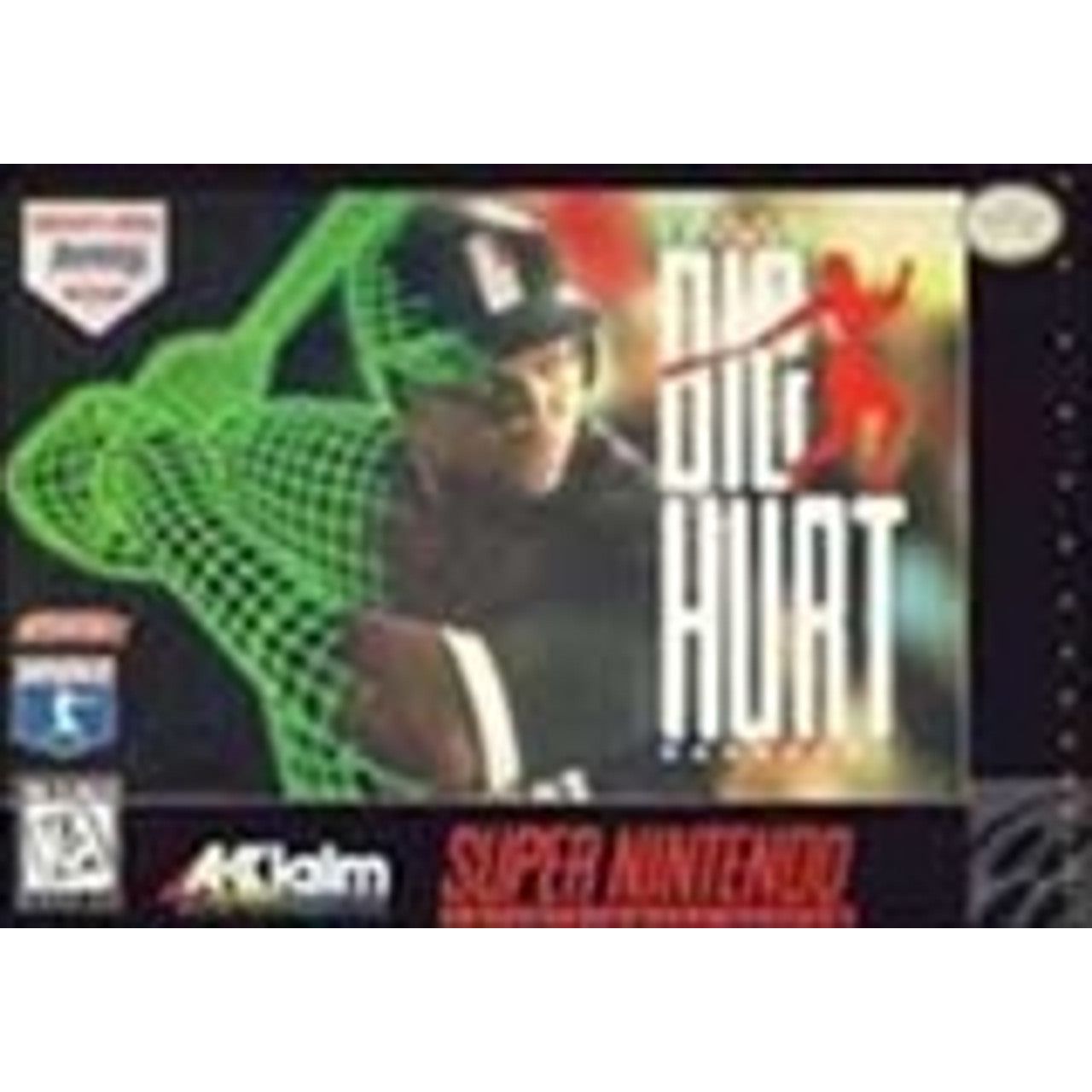 Frank Thomas Big Hurt Baseball (Super Nintendo Cartridge)