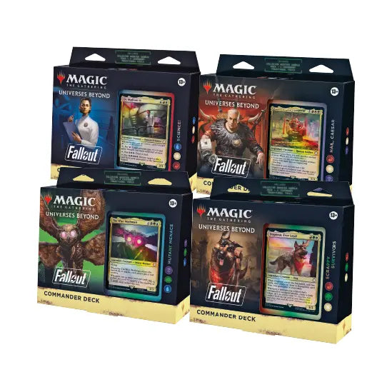 Fall Out Commander Deck Bundle of 4