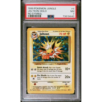 Jolteon (No Symbol) Holo - PSA 7