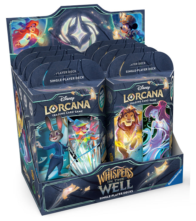 Lorcana TCG: Whispers in the Well Starter Decks