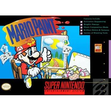 Mario Paint (Super Nintendo Cartridge)