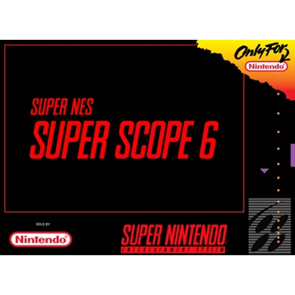 Super NES Super Scope 6 (Super Nintendo Cartridge)