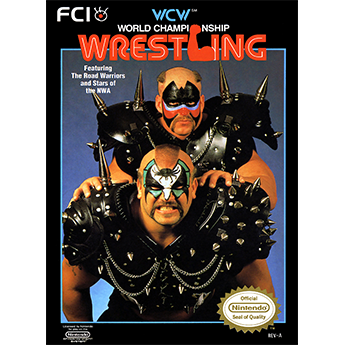 WCW Wrestling (Nintendo Entertainment System Cartridge)