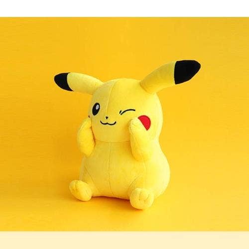 POKEMON WINKING PIKACHU PLUSH 25CM