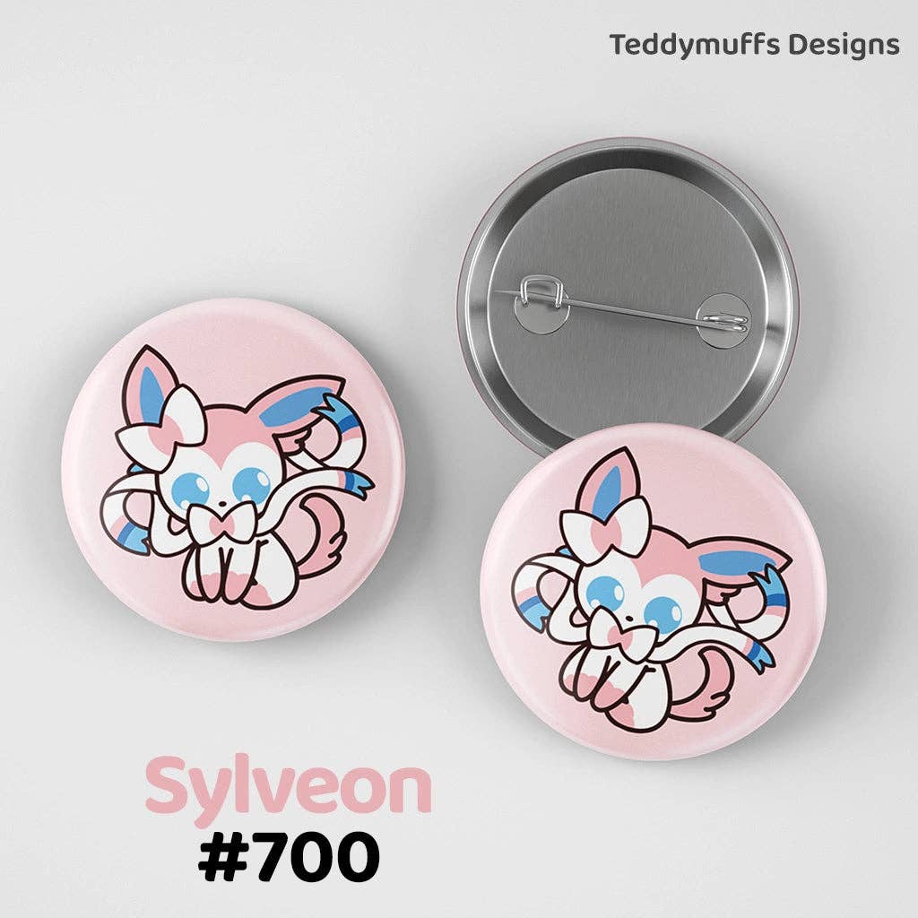 Eeveelutions Button Pins: Eeveelution Pack