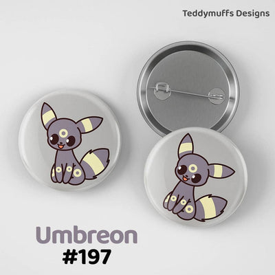 Eeveelutions Button Pins: Eeveelution Pack
